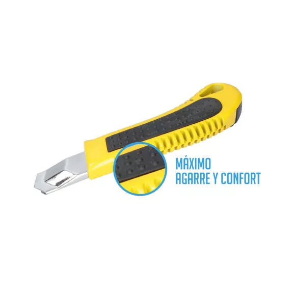 CÚTER ALUMINIO AMARILLO 18MM FSK - Image 2