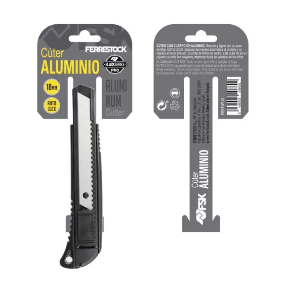 CÚTER ALUMINIO 18MM SERIE BLACK - Image 6