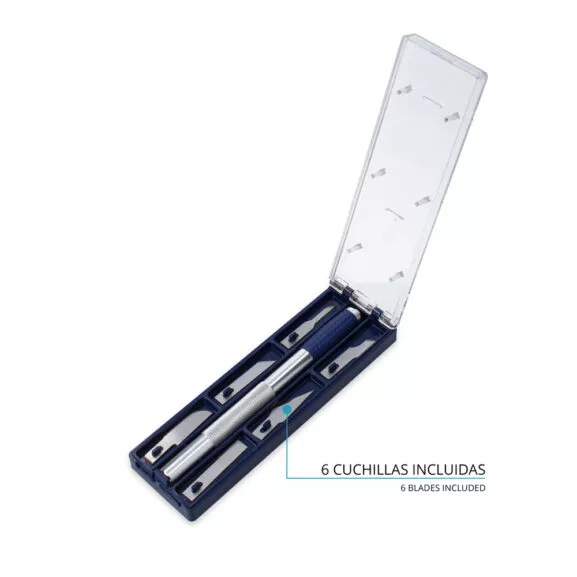 JUEGO BISTURÍ PRECISIÓN 6 CUCHILLAS - Image 2
