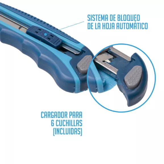 CÚTER ENGOMADO CON CARGADOR 18MM - Image 5