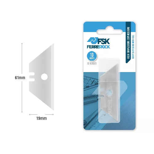 HOJA TRAPEZOIDAL (BLISTER 10 HOJAS) FSK