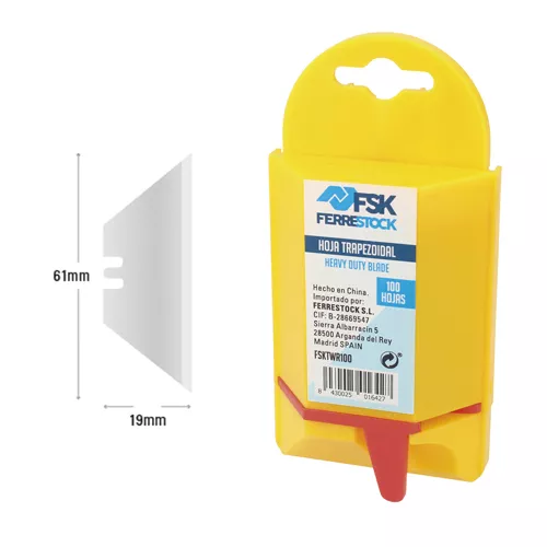 HOJA TRAPEZOIDAL (100 CUCHILLAS) FSK