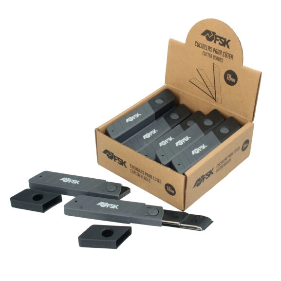 DISPLAY PACK HOJA CÚTER 18MM PACK 10 - Image 3