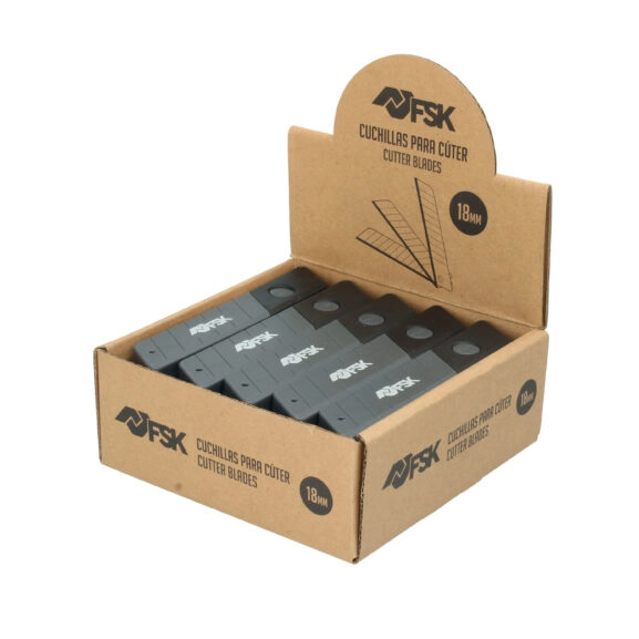 DISPLAY PACK HOJA CÚTER 18MM PACK 10 - Image 5