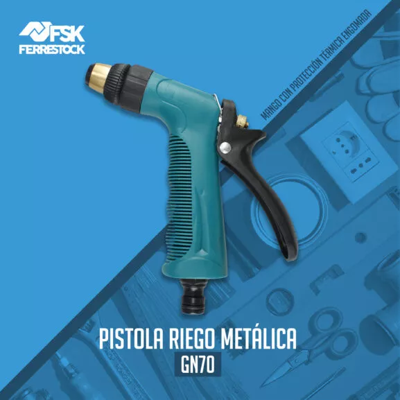 PISTOLA RIEGO METÁLICA ENGOMADA - Image 2