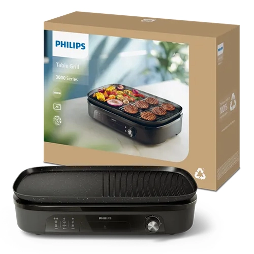 PLANCHA DE ASAR 46x34CM 2400W PHILIPS - Image 6
