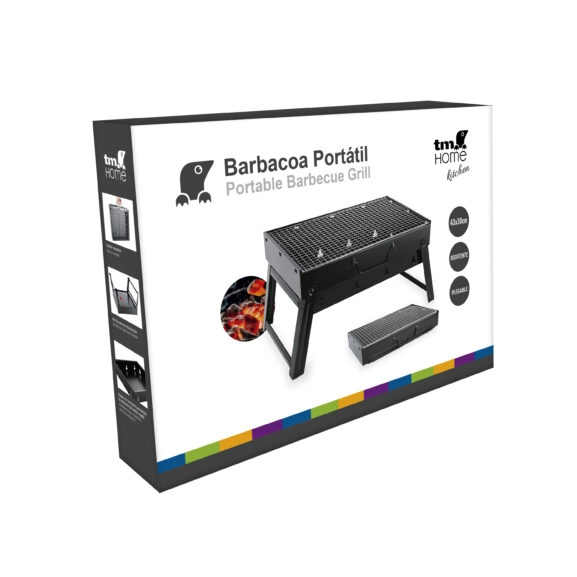 BARBACOA PORTÁTIL 43X30X22 CM TM HOME - Image 9