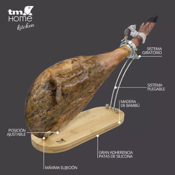 JAMONERO BAMBÚ PLEGABLE/GIRATORIO TM - Image 2