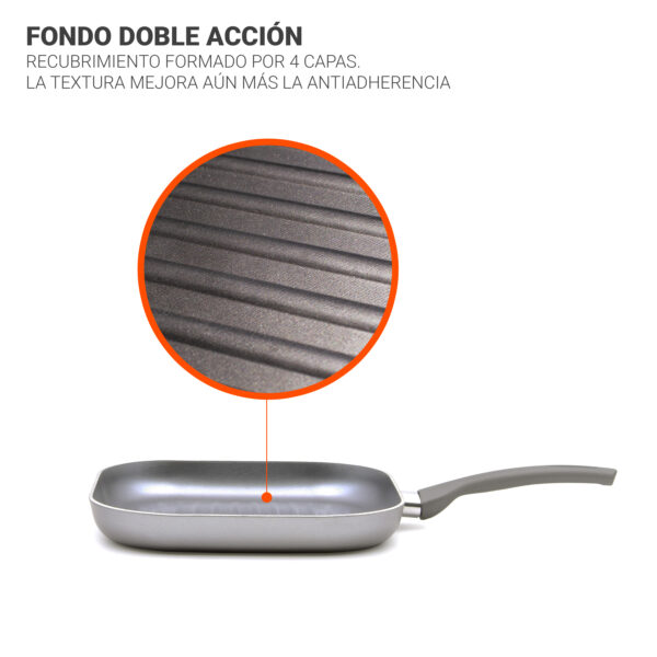 GRILL ALUMINIO ANTIADHERENTE 20CM TMH - Image 3