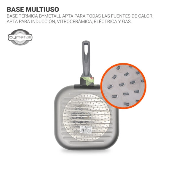 GRILL ALUMINIO ANTIADHERENTE 20CM TMH - Image 4