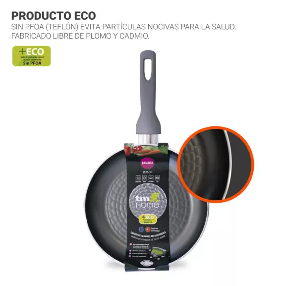 SARTÉN ALUMINIO ANTIADHERENTE 20CM TMH - Image 5
