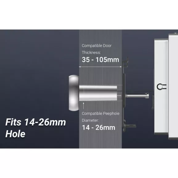 MIRILLA DIGITAL WIFI DORADA EZVIZ - Image 8