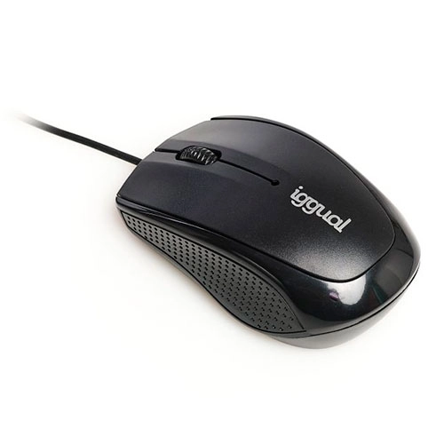 RATÓN ÓPTICO COM BASIC 800DPI NEGRO