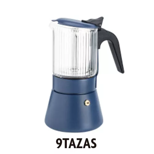 CAFETERA CLAIR 9 TAZAS AZUL INOXIBAR