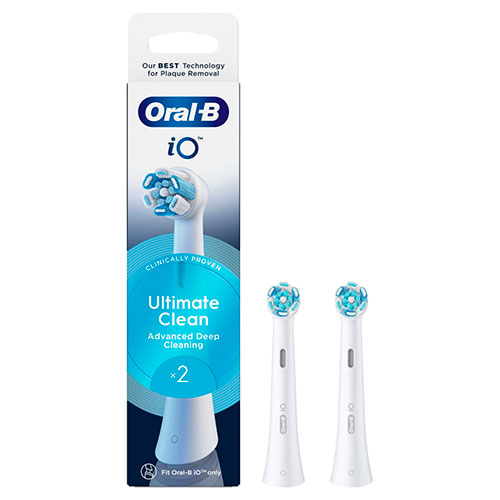 IO ULTIMATE CLEAN BLANCO PACK 2 ORAL B