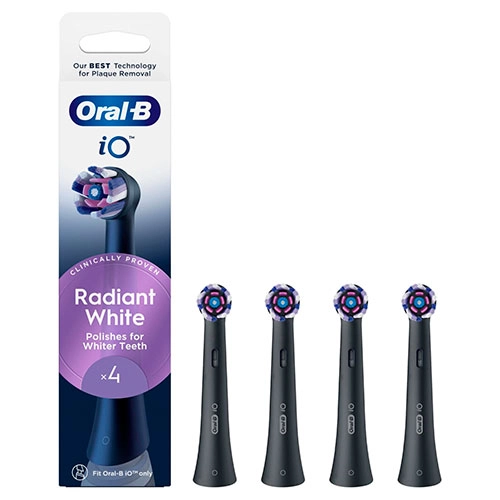 IO RADIANT WHITE NEGRO PACK 4 ORAL B