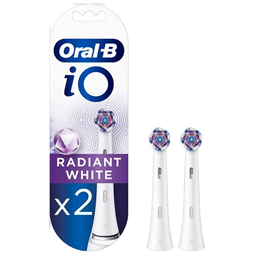 IO RADIANT WHITE BLANCO PACK 2 ORAL B
