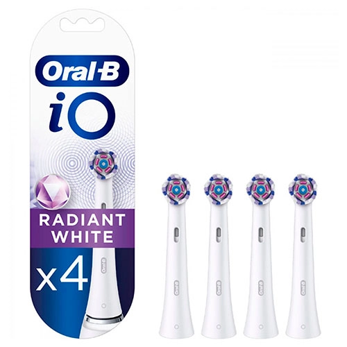 IO RADIANT WHITE BLANCO PACK 4 ORAL B