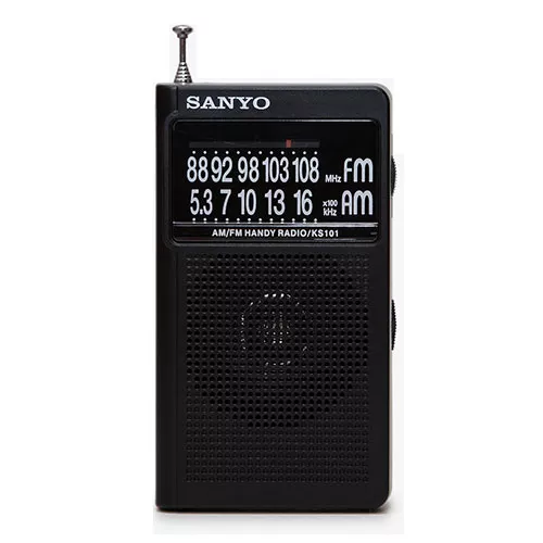 RADIO PORTATIL ALTAVOZ AM/FM NEGRA SANYO
