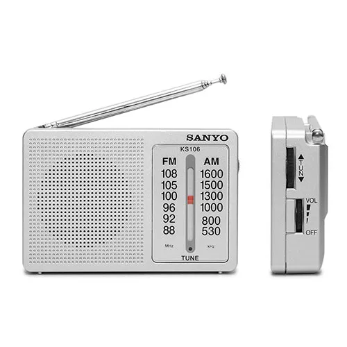 RADIO PORTATIL APAISADA AM/FM SANYO