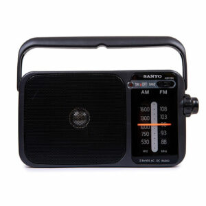 RADIO PORTATIL RED O PILAS NEGRA SANYO