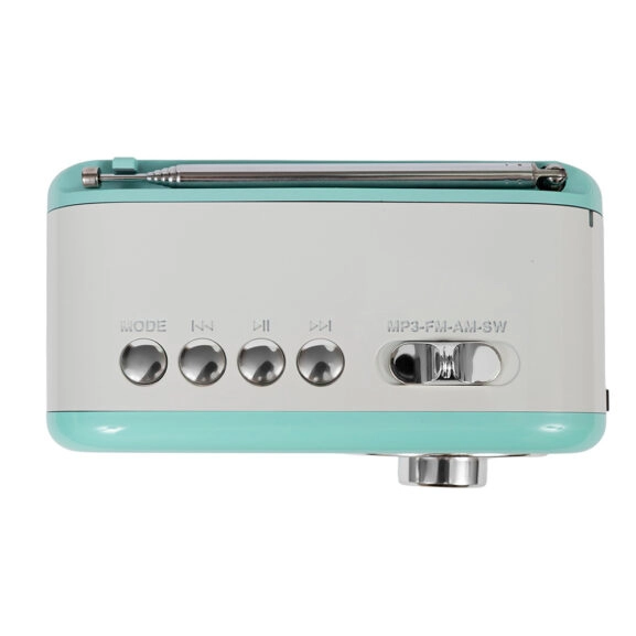 RADIO RETRO BLUETOOTH AZUL SANYO - Image 5