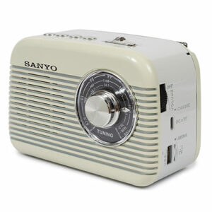 RADIO RETRO BLUETOOTH CREMA SANYO