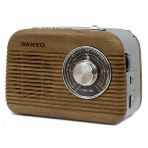 RADIO RETRO BLUETOOTH MARRÓN SANYO