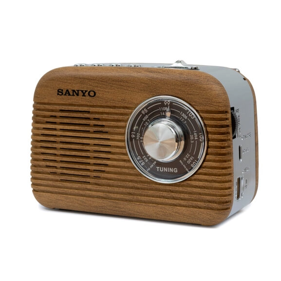 RADIO RETRO BLUETOOTH MARRÓN SANYO - Image 3