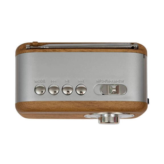 RADIO RETRO BLUETOOTH MARRÓN SANYO - Image 4