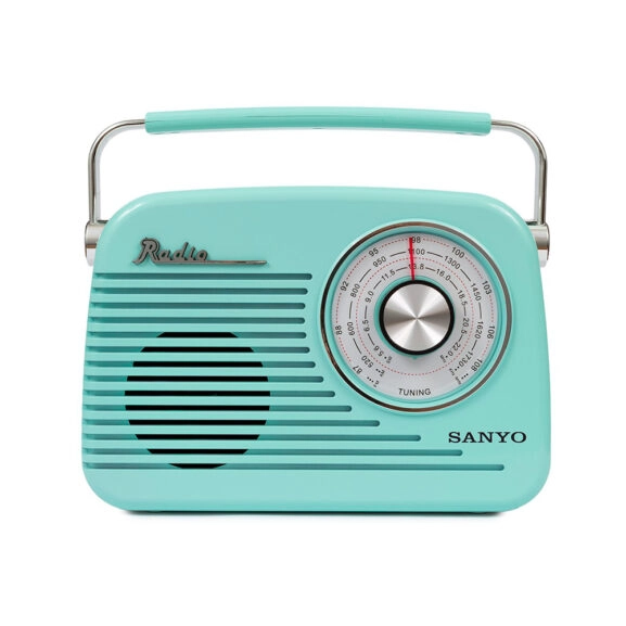 RADIO RETRO BLUETOOTH AZUL SANYO - Image 3