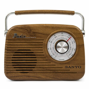 RADIO RETRO BLUETOOTH MARRÓN SANYO