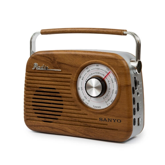 RADIO RETRO BLUETOOTH MARRÓN SANYO - Image 3