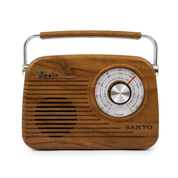 RADIO RETRO BLUETOOTH MARRÓN SANYO - Image 4