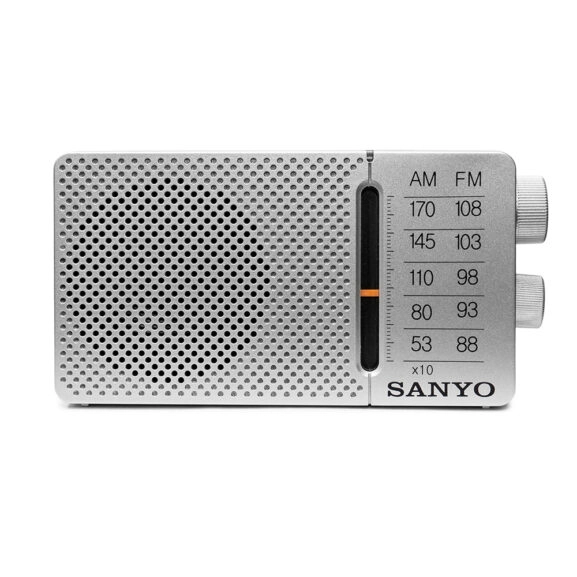 RADIO PORTÁTIL HORIZONTAL PLATA SANYO - Image 3