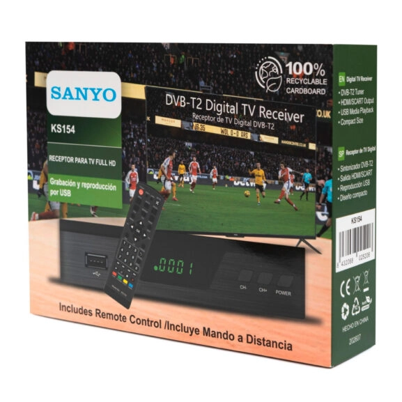 RECEPTOR TDT-T2 HD USB Y HDMI SANYO - Imagen 3