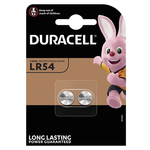 PILA ALCALINA LR54 1.5V BL 2UD DURACELL