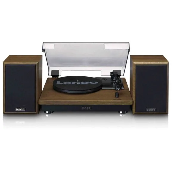 TOCADISCOS 2 ALTAVOCES MADERA LENCO - Imagen 2