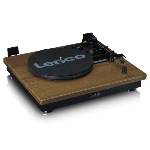 TOCADISCOS 2 ALTAVOCES MADERA LENCO - Imagen 5