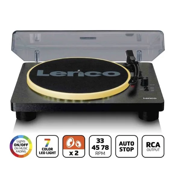 TOCADISCOS CODIFICACION PC CON LUCES - Imagen 6