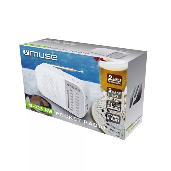RADIO DE BOLSILLO ANALÓGICA AM/FM MUSE - Image 4