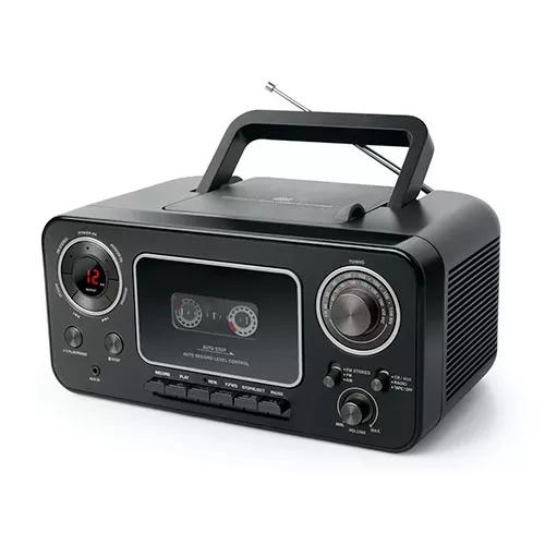 RADIO CASETE CD GRABADOR PORTÁTIL MUSE