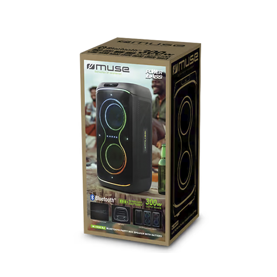 ALTAVOZ INALAMBRICO BLUETOOTH 400W MUSE - Image 7