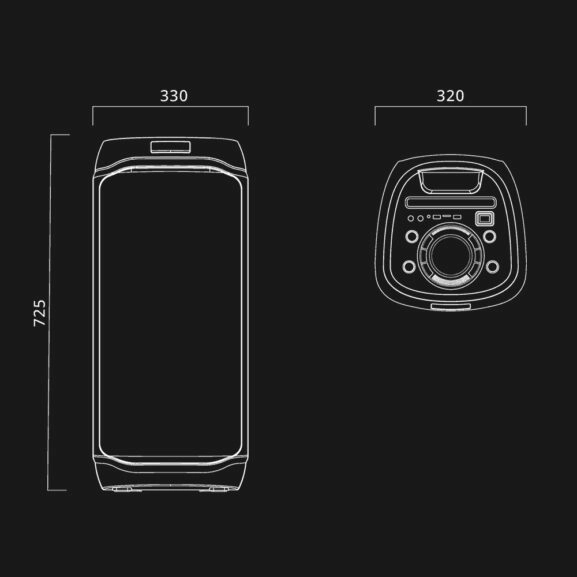 ALTAVOZ INALAMBRICO BLUETOOTH 600W MUSE - Image 6