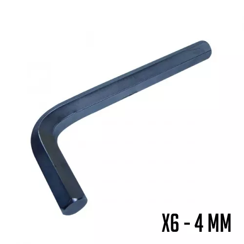 LLAVE ALLEN CRV 4MM. (PACK X6)