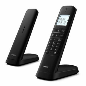 TELEFONO INALAMBRICO DUO NEGRO PHILIPS