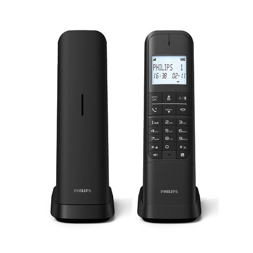 TELEFONO INALAMBRICO DUO NEGRO PHILIPS - Image 2