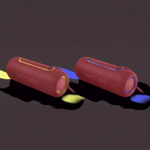 ALTAVOZ PORTÁTIL BLUETOOTH ROJO MUSE - Image 5