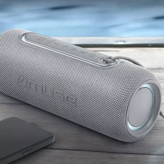 ALTAVOZ PORTÁTIL BLUETOOTH GRIS MUSE - Image 2