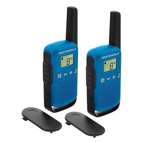 PAREJA DE WALKIE TALKIES 4KM AZUL MOT - Image 2